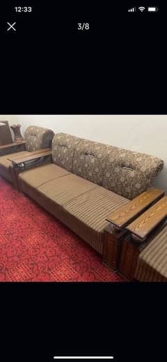 5 seater sofa set just like new