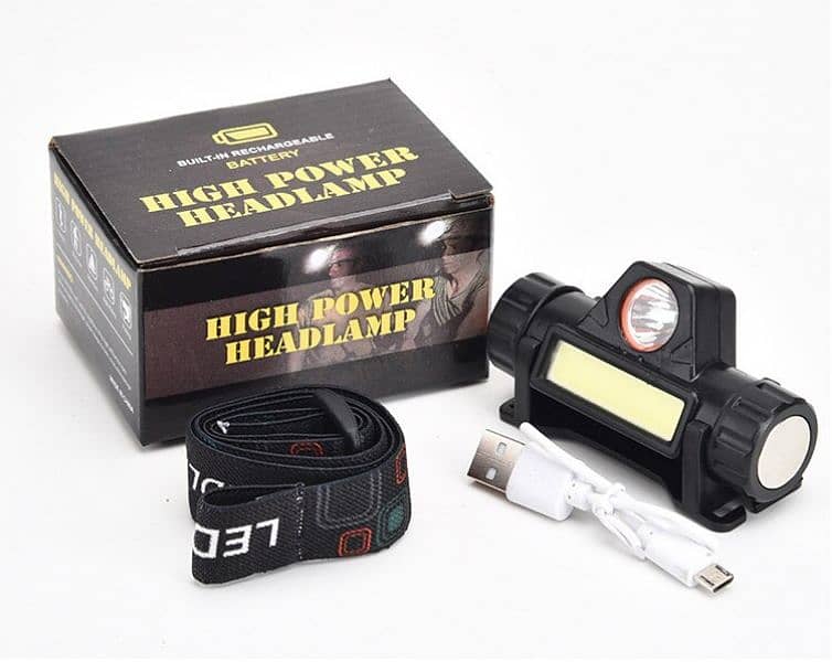 Rechargeable LED HeadLight (Free Delivery) 1