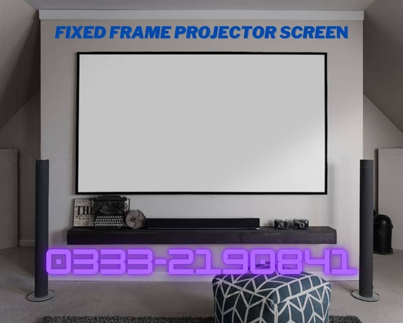 fixed projector screen outdoor projector screen inflatable screen 2