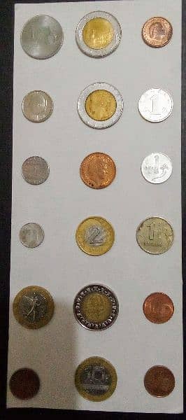 Coins of different countries 0