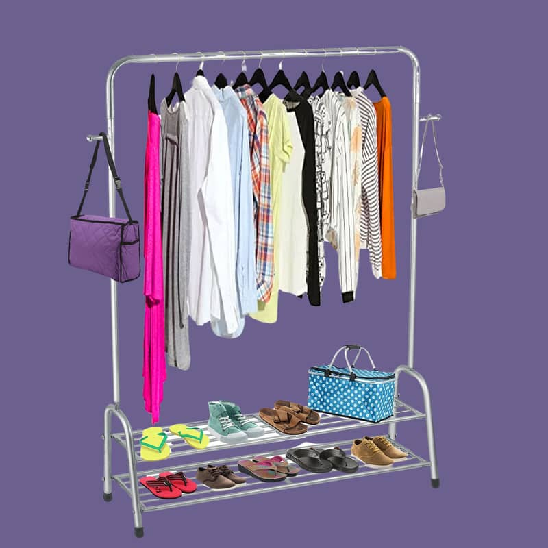 Best Quality Cloth hanging stand/ Double Shoes Rack Stand / Garments S 1