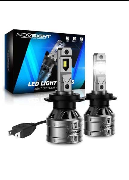Novsight - H7 LED Car Bulbs 60W 13000LM 6500K White 0