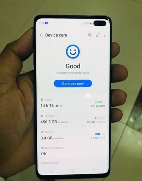 Samsung S10 plus clear panel pta approved 5