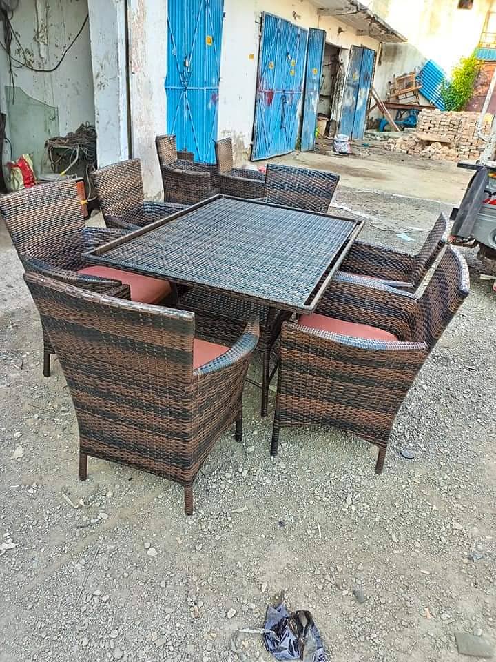 rattan dining table/5 seater dining/chairs/center tables/outdoor chair 3