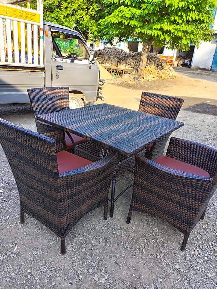 rattan dining table/5 seater dining/chairs/center tables/outdoor chair 4