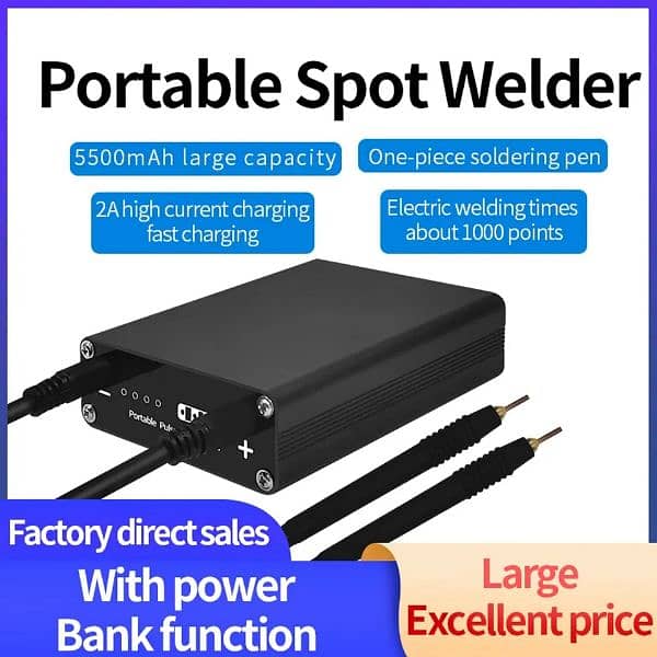 DIY Storage Mini Touch Welder 5V 6 Speed Adjustable 18650 Li-io 5