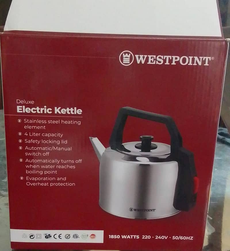 WestPoint Electric Kettle (4 Liter) 7