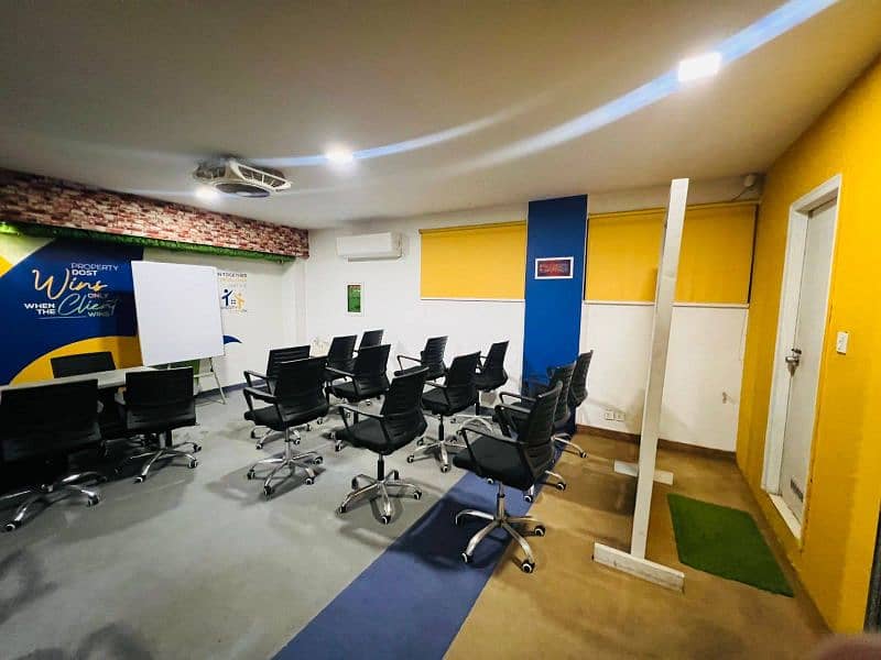 Co-working Space 10 seats & 20 seats Furnished Office Prime Location 10