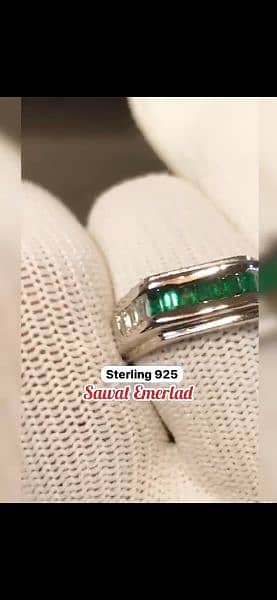 Cartier ring sawat stone Emerald 2