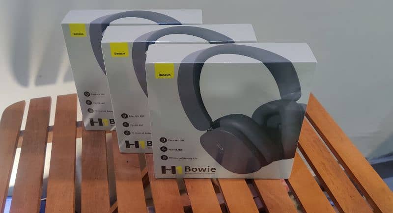 Baseus H1 Bowie Noise-Cancelling Wireless Headphone. 1