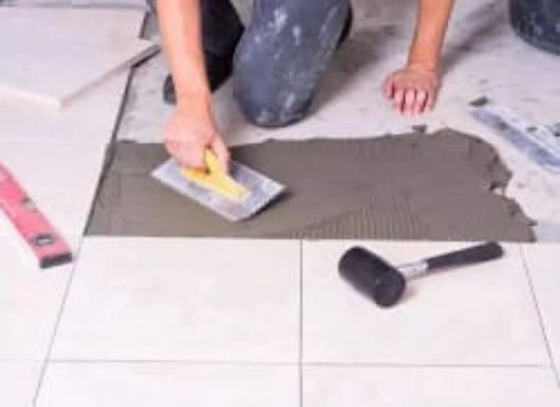 Tiles Fixings / Floor Marble Installation / Floor tile / bath tile 1