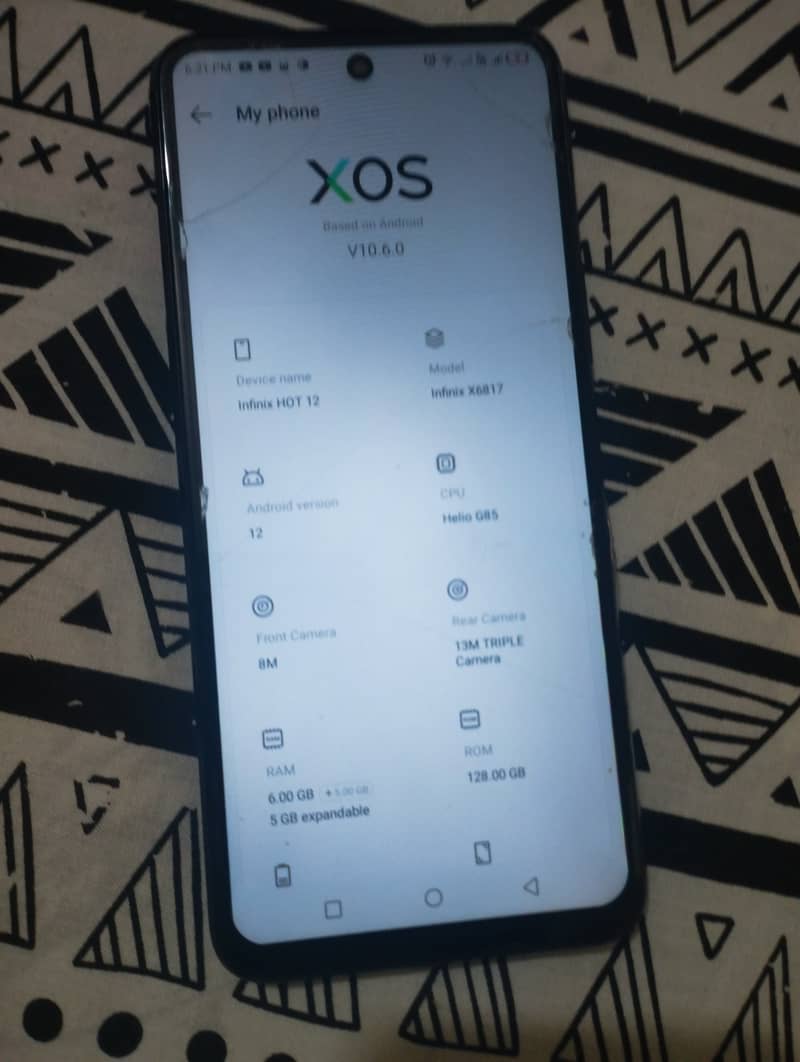 Infinix Hot 12 6gb 128gb 1