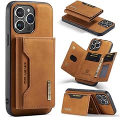 14 pro max leather case with wallet
