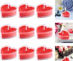 scented decorative candle, pack of 9