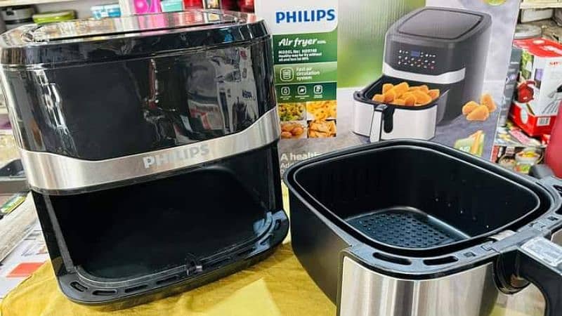 Original Philips HD9750 LCD Touch Air Fryer - 7.0 Liter, Master Chef 1