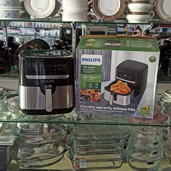 Original Philips HD9750 LCD Touch Air Fryer - 7.0 Liter, Master Chef 3