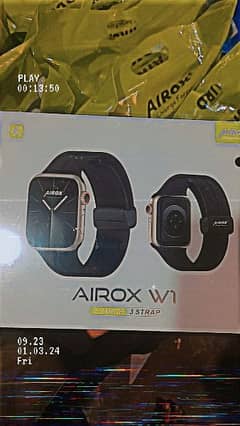 W1 ultrawatch smartphone watch with one earpods and a unique charger