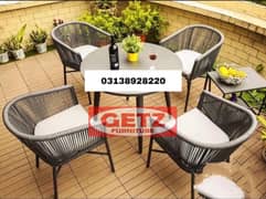 outdoor chair | rope chair | powder coated patio chair 03138928220