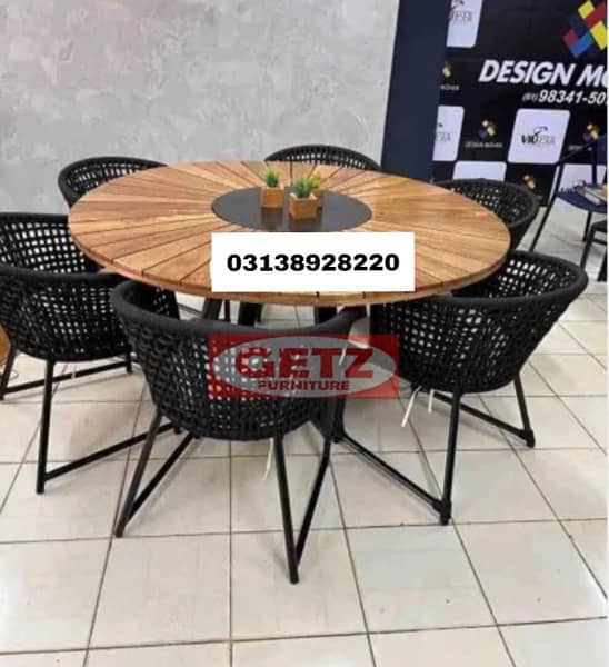 outdoor chair | rope chair | powder coated patio chair 03138928220 1