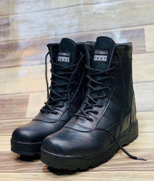 men's comfortable ankle shoes men's long army boots 0