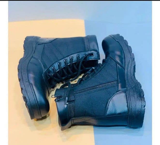 men's comfortable ankle shoes men's long army boots 1