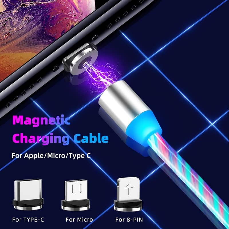 Data cable~Magnetic charging Cable~Fast charging cable 3