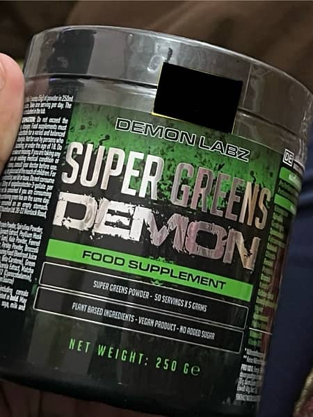 super greens demon food suplement for gym 1