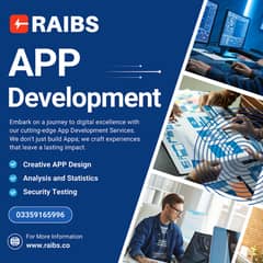 Mobile App Development/Android App Development/iOS App Development.