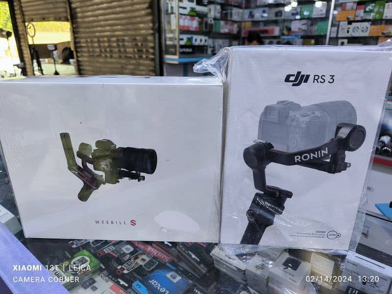 DJi Ronin RS3 Gimble and Zhiyun Wibble S box pack 0