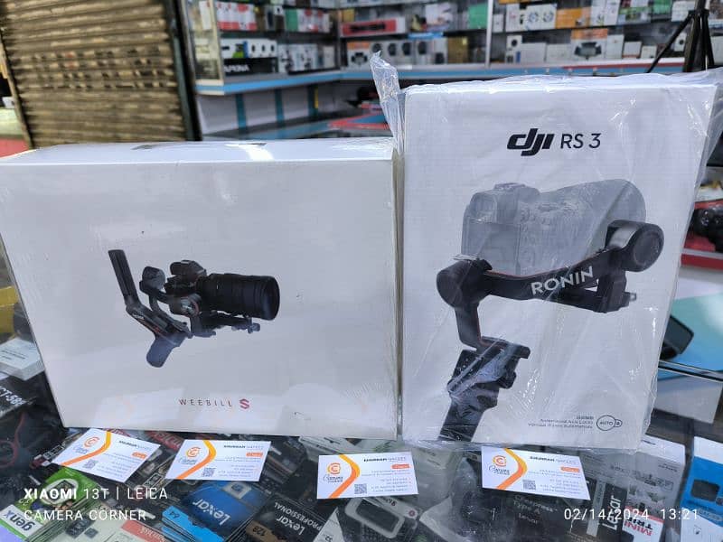 DJi Ronin RS3 Gimble and Zhiyun Wibble S box pack 1