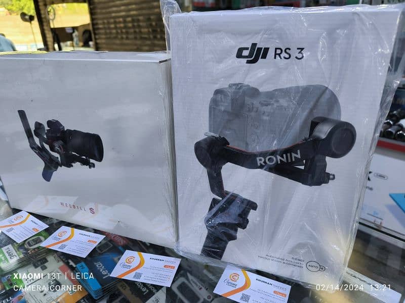 DJi Ronin RS3 Gimble and Zhiyun Wibble S box pack 2