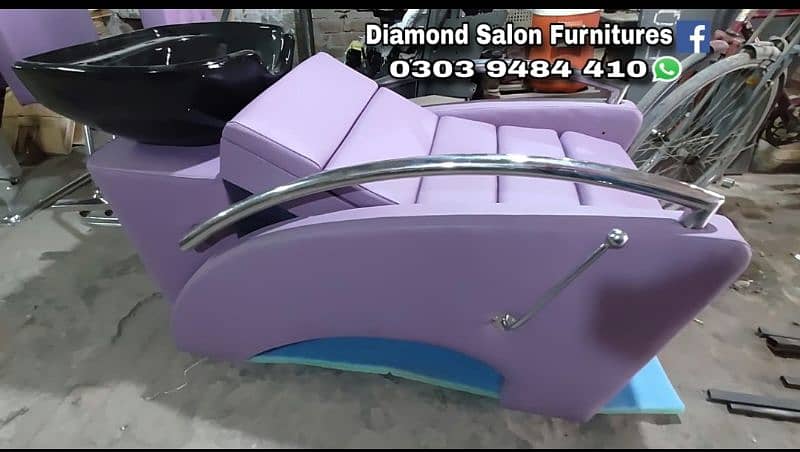 Saloon chair / Shampoo unit / Barber chair/Cutting chair/Massage bed 4