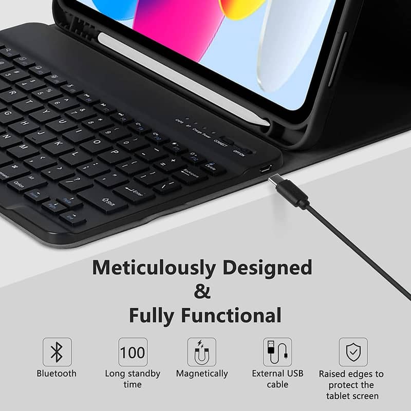 Smart Keyboard Case for Ipad 10.2/Air3/Pro 10.5 Ultra Thin 4