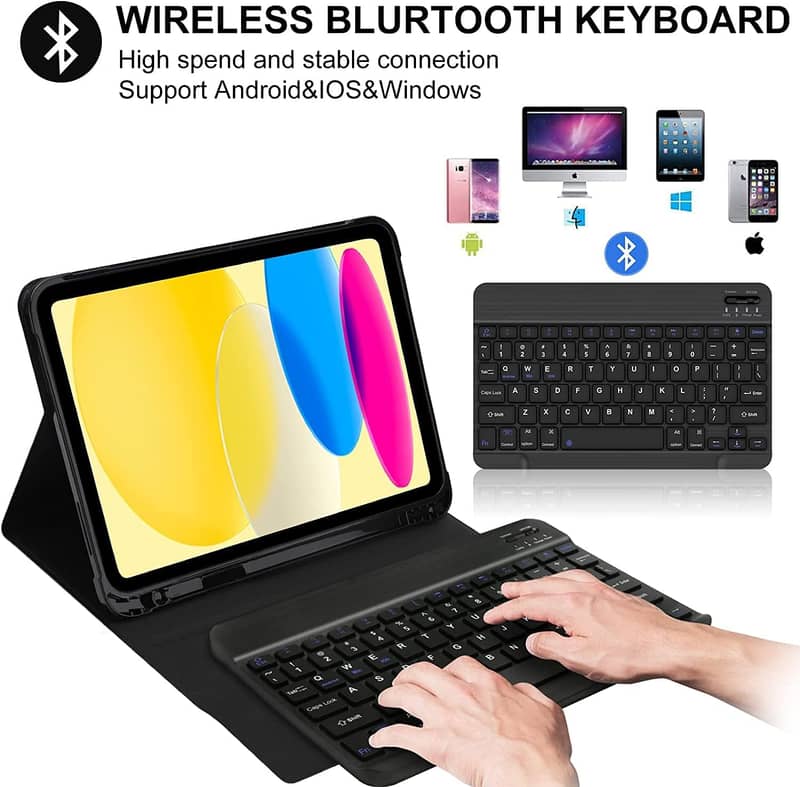 Smart Keyboard Case for Ipad 10.2/Air3/Pro 10.5 Ultra Thin 8