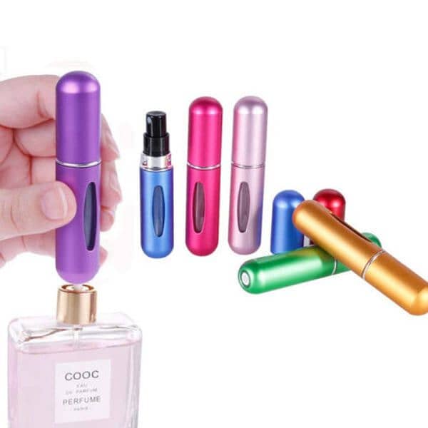 Pack of 4 refillable mini perfume bottles (Free delivery) 1