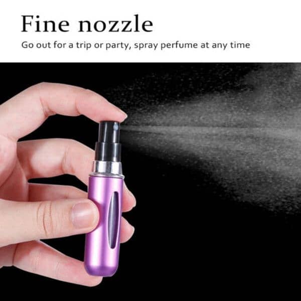 Pack of 4 refillable mini perfume bottles (Free delivery) 2