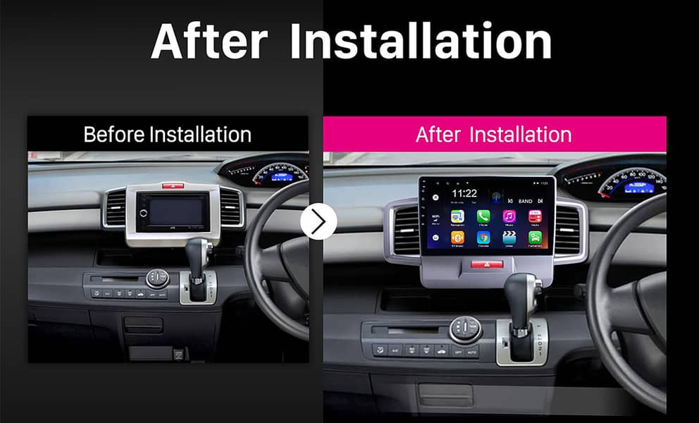 V7 Honda Freed Android LCD LED Car DVD Player GPS Navigation 1