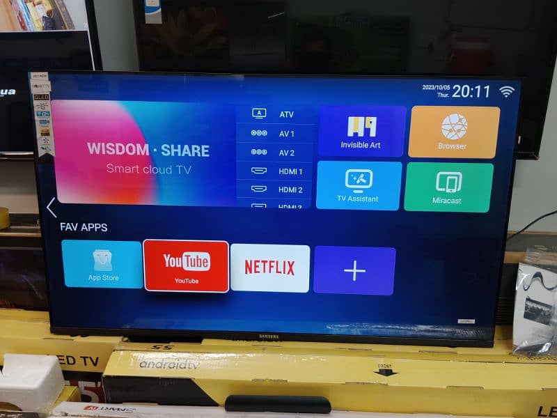 43" Led tv Smart /Android tv new Arrivals (32" 48" 55" 65" 75" 85") 8