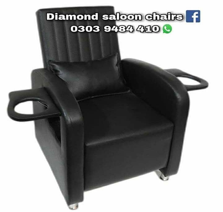 Saloon chair / Barber chair/Cutting chair/Shampoo unit 5