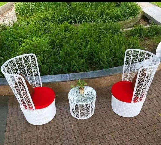 Rattan Patio Chairs, Cane Outdoor Furniture Set, Luxury sofa and cahir 8