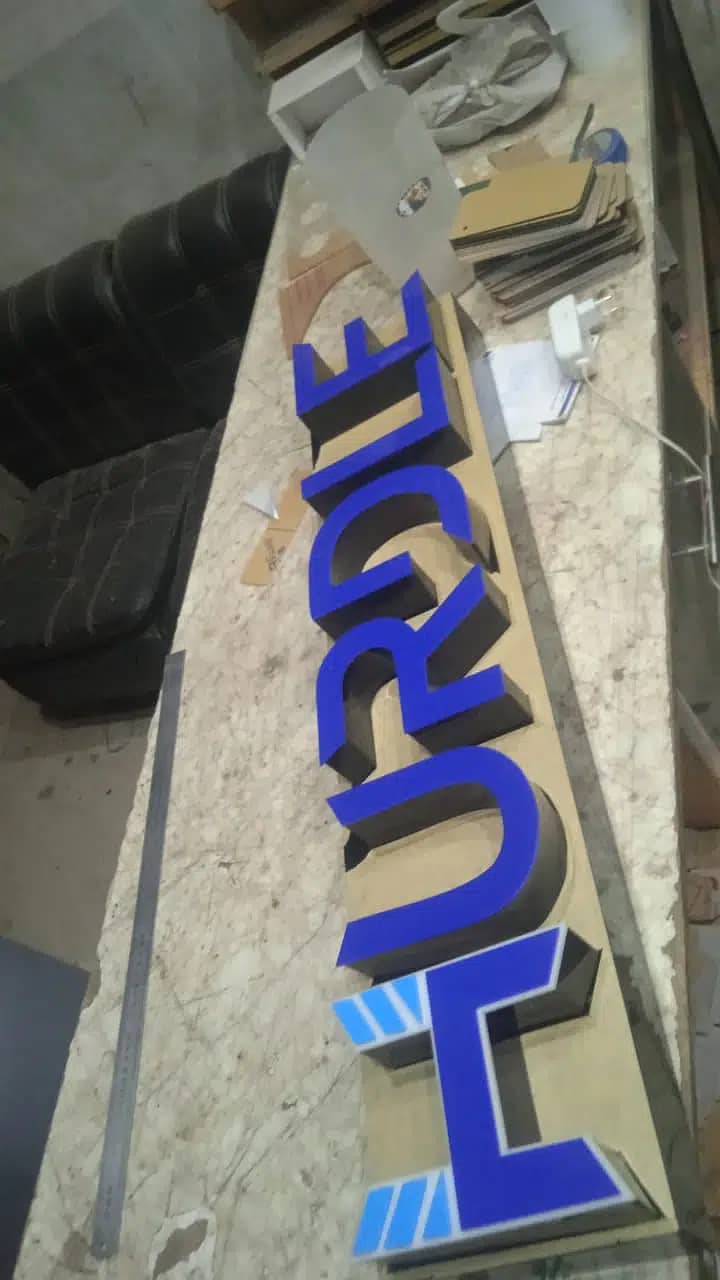 Acrylic sign | Flex wall paper | 3d sign boards | Flex sign boards 3