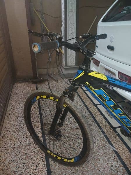 bicycle , mountain bike with gear shifter 8