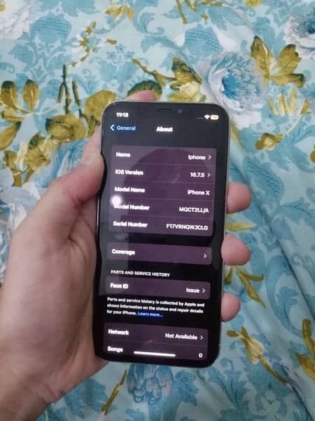 Iphone X Non Pta 64 GB White Color Exchange Possible 7