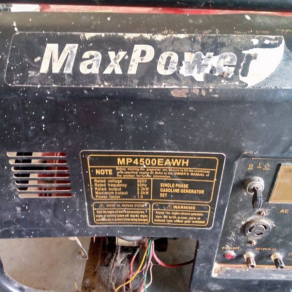 old 4500 whats second hand generator for sale 1