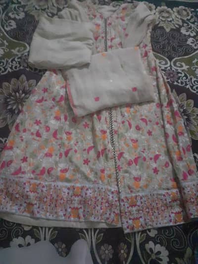 chiffon  embroidered  gaon