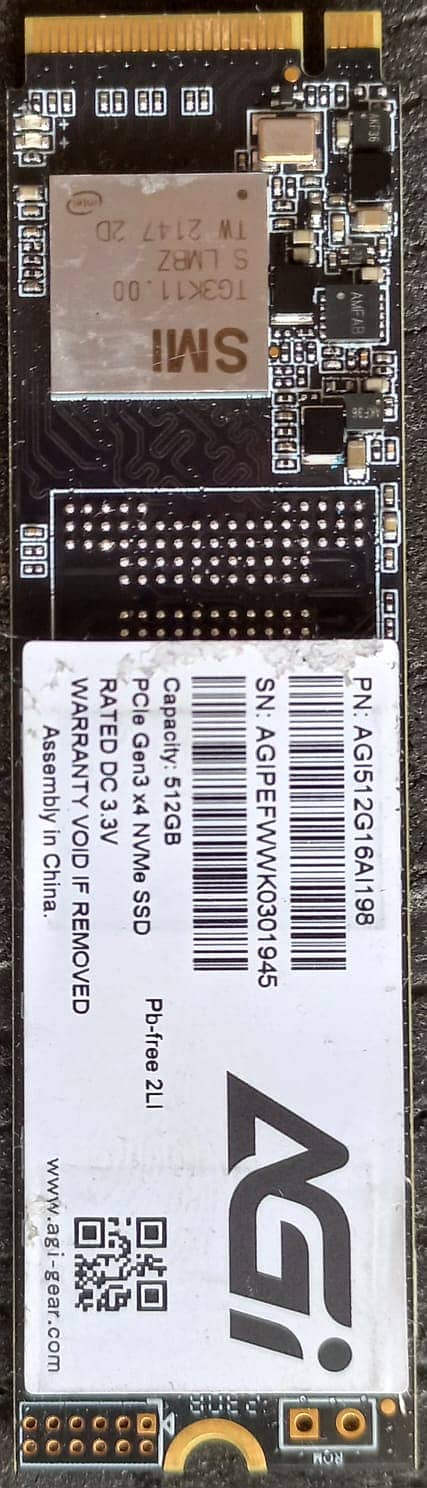 NVMe SSD 512GB for Laptop 0