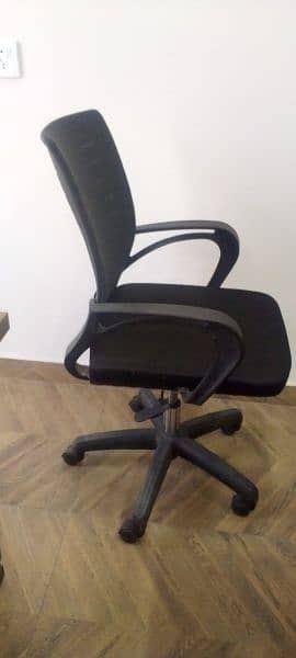 Office workstation table, revolving chair and normal chair 4