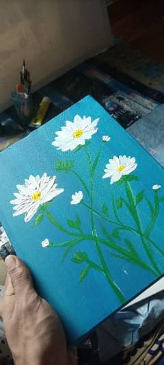 Floral painting 8/12 inches
