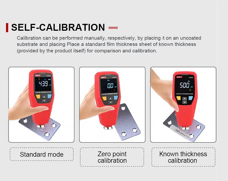 Car Paint Tester Gauge checker UNI-T UT343A Coating Paint Checker 3