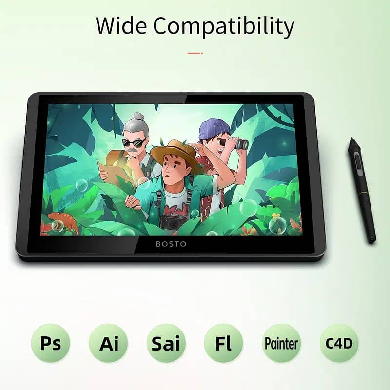 Display  Graphics Drawing Tablet Monitor BOSTO 12HD-A 11.6Inch on sale 5